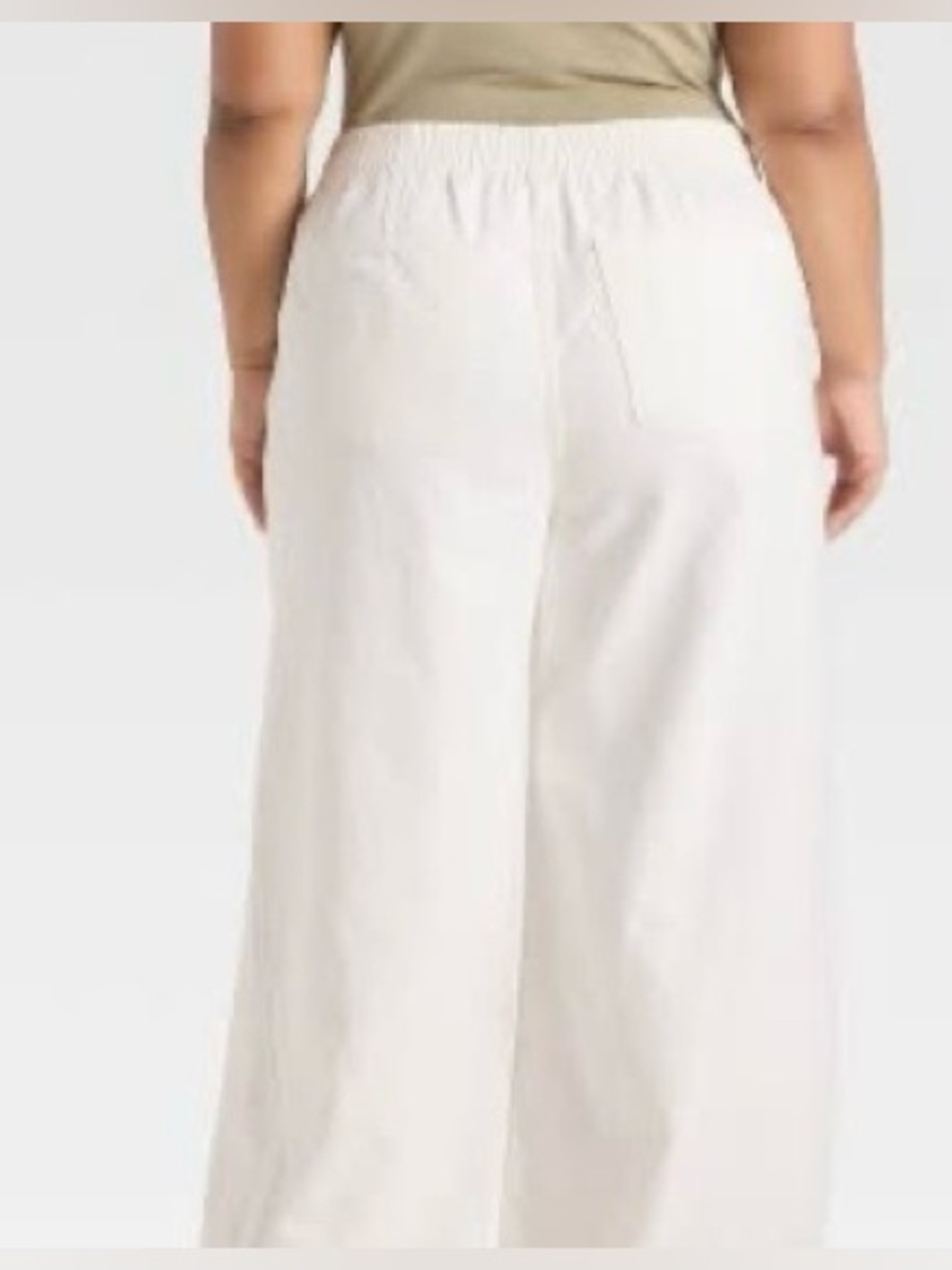 Universal Thread Wide-Leg Drawstring Pants in White - Picture 2 of 10